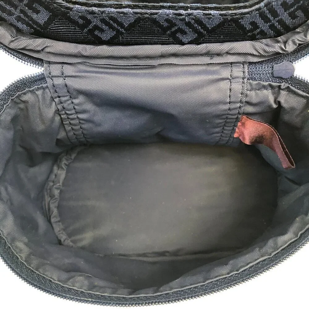 Givenchy Blue And Red Makeup Bag With Mirror